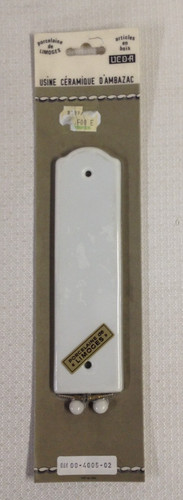 Vintage porta push back - vintage, plate