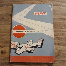 FIAT - CONSIGLI AGLI UTENTI
