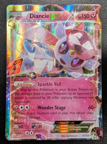Carta pokemon diancie - carta,