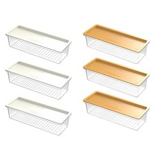 3 contenitori trasparenti per