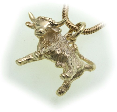Ciondolo zodiacale toro - in, oro
