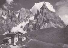 * DOLOMITI - Cartolina grande - Baita Segantini, Gruppo delle Pale