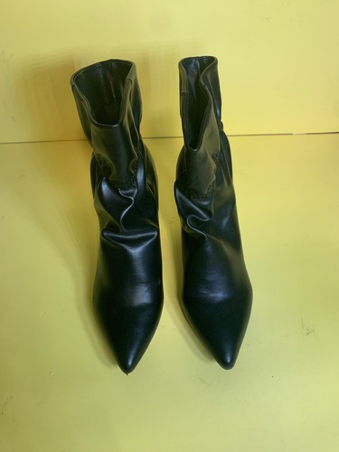 Stivaletti neri ecopelle tacco - stivaletti,