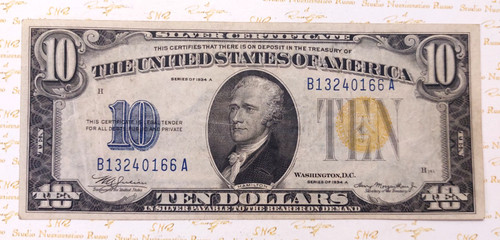 Dollari silver certificate - 10,
