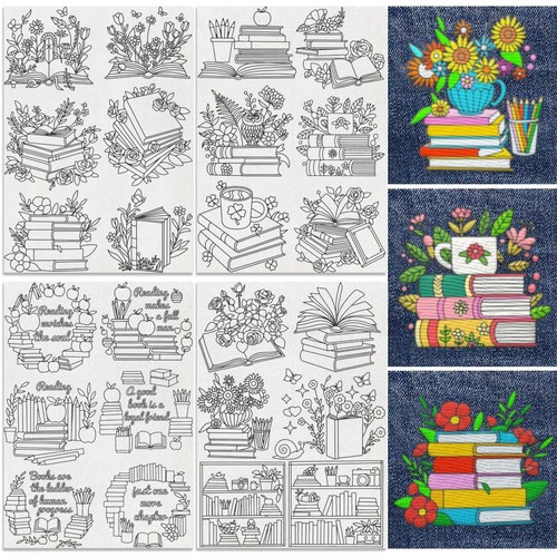 Doodlream pezzi libri fiori - 24,