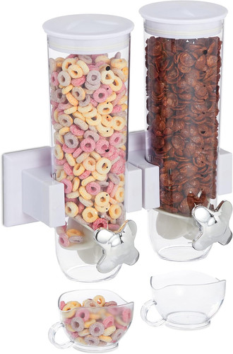 Dispenser cereali doppio - dispenser,