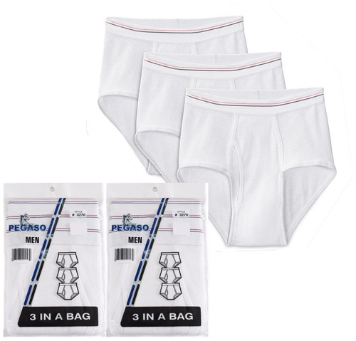 6pz slip uomo - bianco, cotone