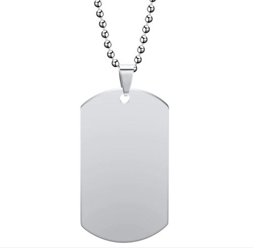 Collana acciaio uomo donna - in,