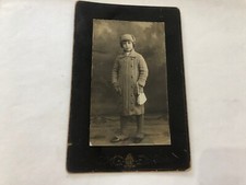 CDV PHOTO PORTRAIT GIRL COAT