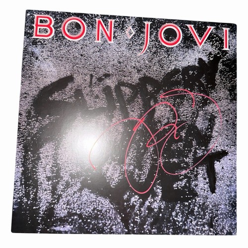 Signed jon bon jovi slippery - signed,