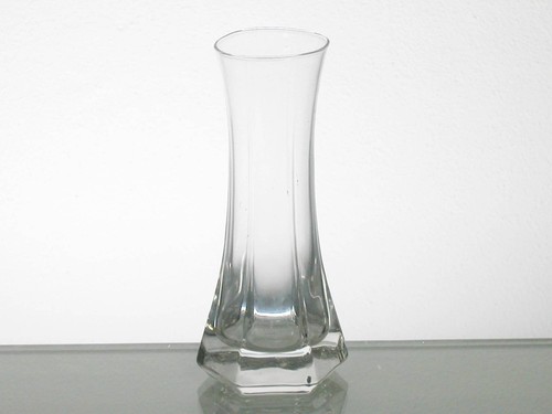 Vaso per fiori vetro - fiori, in