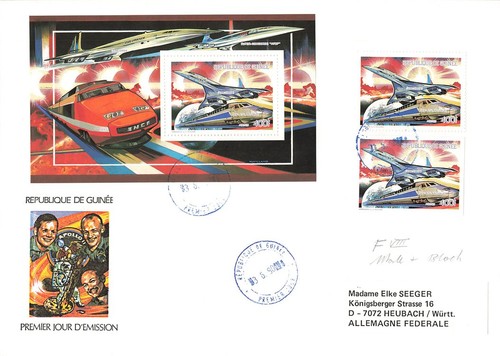 162609 guinea fdc - fdc, n.1292