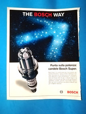 RITAGLIO DI GIORNALE CLIPPING PUBBLICITA' CANDELE BOSCH SUPER COLLEZIONE - (141)