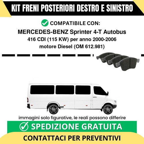 Pastiglie freno posteriori - freno,