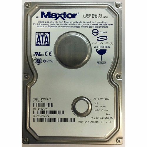 6b300s0 hdd maxtor 300 gb - hdd,