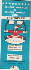 C6 Cartoncino Pubblicitario Pop Up SFEROFLEX Augurale Natale Meccanoptica Milano