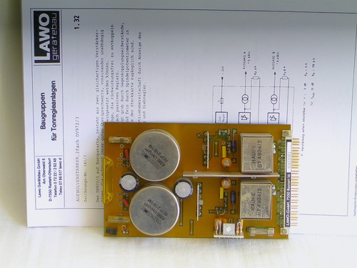 Scheda amplificatore - , di