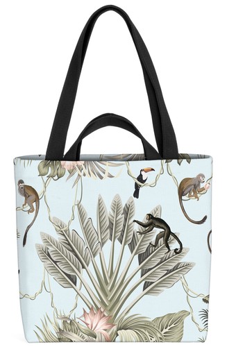 Borsa fenicottero scimmie