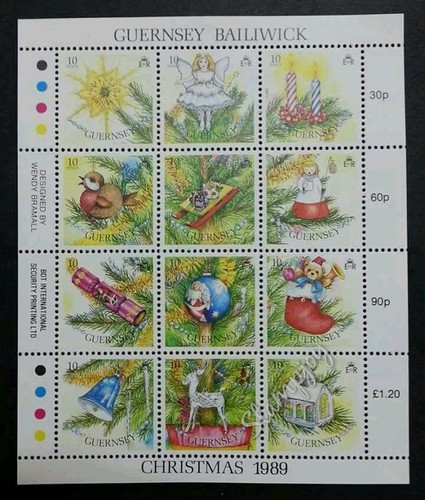 Guernsey natale 1989 albero - guernsey,