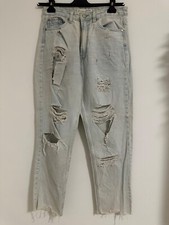 Jeans Stradivarius Mom Fit Strappati – Taglia 40