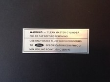 Ford Escort RS2000, 1600 Sport, 1300 Sport, Harrier brake servo decal sticker.