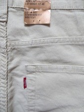 Levi's 507 Bootcut Cord Jeans Hose, W 29/L 32, NUOVO! Pantalone di velluto vintage! CULT!