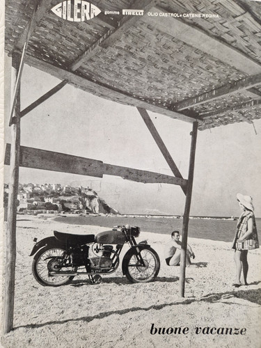 Gilera moto pubblicità - moto,
