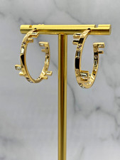 Orecchini a cerchio con strass