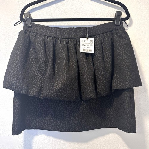Zara taglia minigonna - taglia, nera