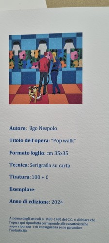 Pop walk ugo nespolo opera - walk,