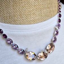 Collana farfalla cristallo