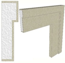 10  PEZZI CORNICE PROFILO