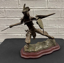 Scultura guerriero indiano