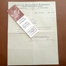 AUTOGRAFO DI GIUSEPPINA CRISPI