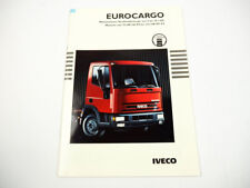 Iveco EuroCargo 60 65 75 80 100 E Sattelzugmaschine LKW Truck Prospekt 1993