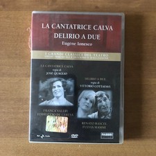 I Grandi Classici del Teatro - LA CANTATRICE CALVA - DELIRIO A DUE - DVD Ita