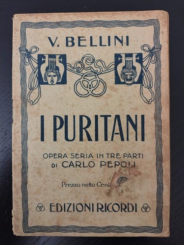 Puritani bellini libretto - puritani,