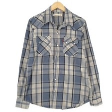 Camicia Vintage Levi's A Quadri Flanella Con Bottoni Qn4 Taglia S