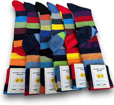 6 Paia Calze Uomo Lunghe Filo