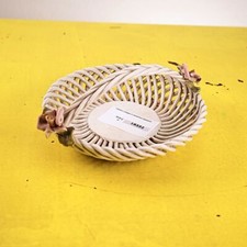 cestino vintage in ceramica