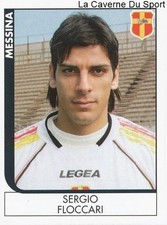 SERGIO FLOCCARI ITALIA FC.MESSINA RARE UPDATE STICKER CALCIATORI 2006 PANINI