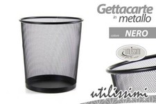 CESTINO GETTACARTE IN METALLO