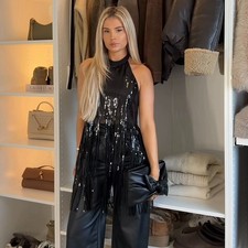 ZARA: Top Halter con