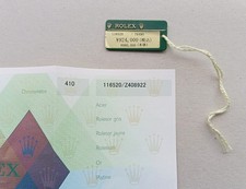 ROLEX Guarantee Warranty Paper