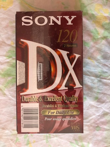Videocassette vhs sony 120 - videocassette,