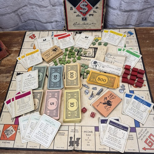 Gioco monopoli vintage 1930 - gioco,