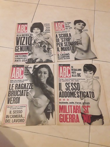 Riviste vintage rare - e,
