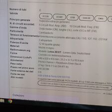 mobile anni 50/60 con radio e giradischi