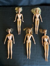 5 bambole Barbie vintage live
