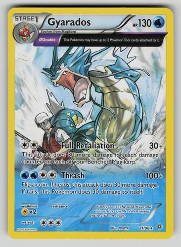 Gyarados rare deck - 21/98,